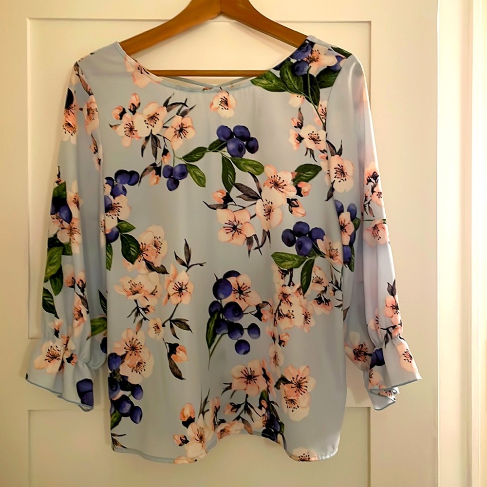 Birdseye spring blouse